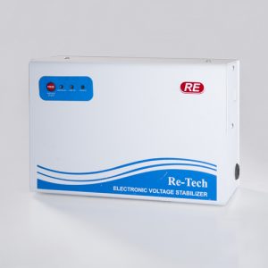 Re-Tech stabilizers provide reliable protection to all your electronic appliances. With a smart digital display system, overload protection...